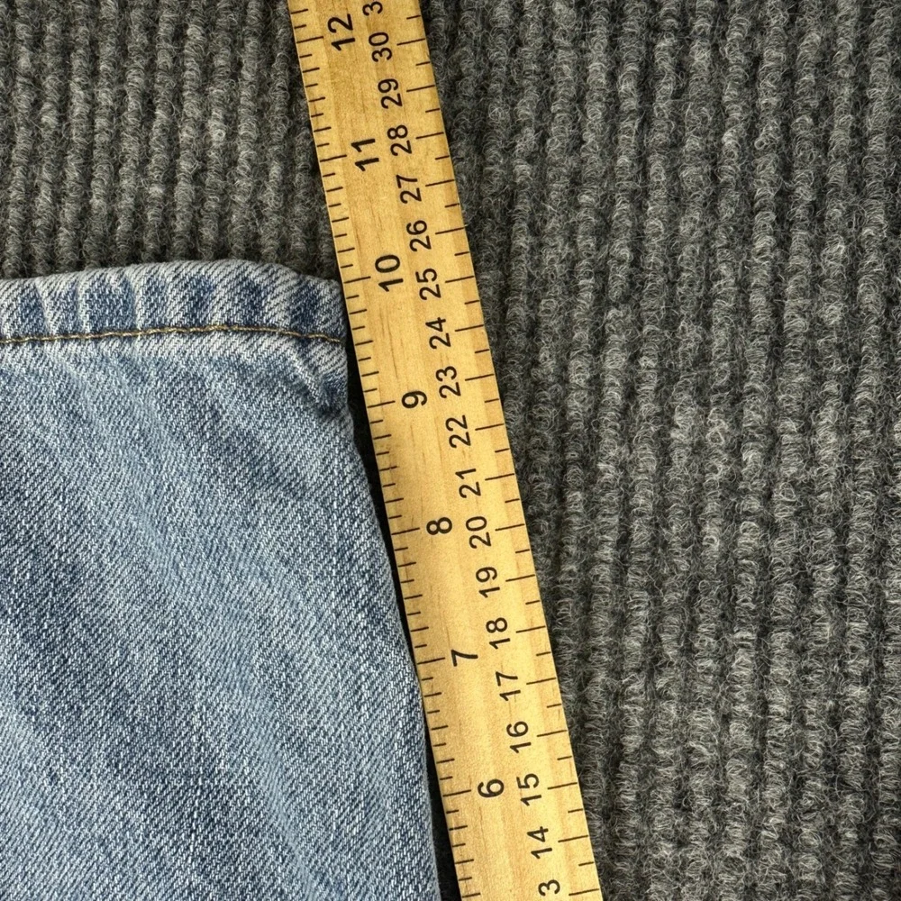 Levis 505 Mens Regular Fit Denim Shorts Light‎ Wash Blue Cotton Size 42 34505